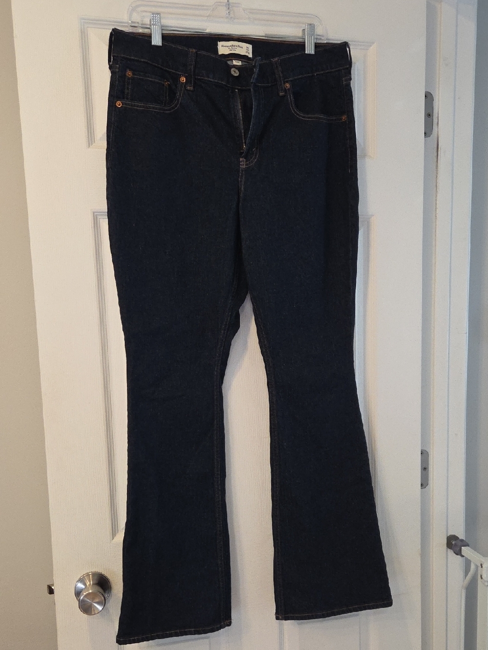 Abercrombie & Fitch Dark Blue Bootcut Jeans